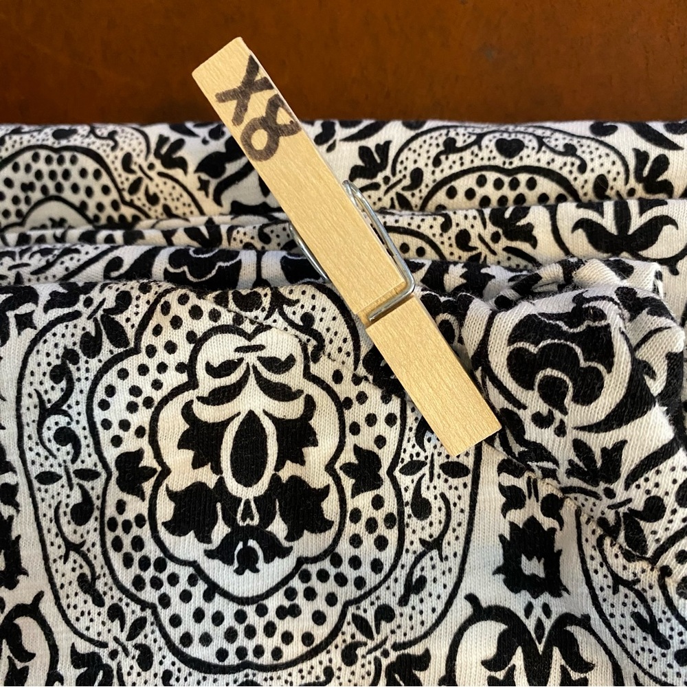 Boden Racer Neck Jersey Mini Dress, Black, Exotic Tile | Size US 8R - Picture 7 of 7